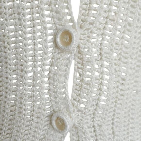 coquette crochet button top - Picture 3 of 7